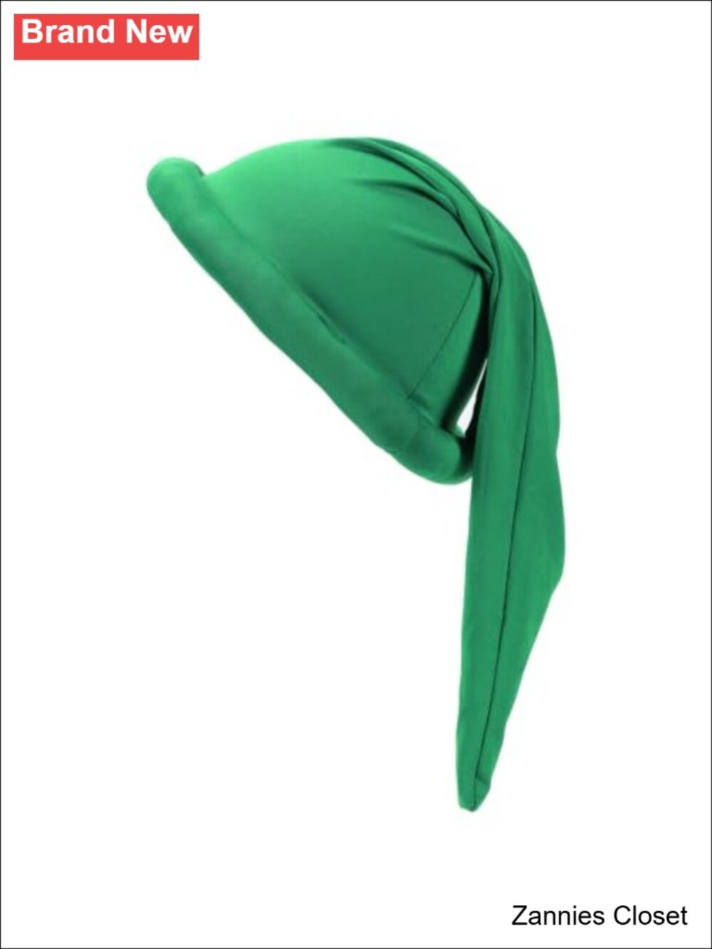 👻 Soft Gnome Dwarf Beanie Hat Padded Brim Christmas Cosplay Costume Accessory